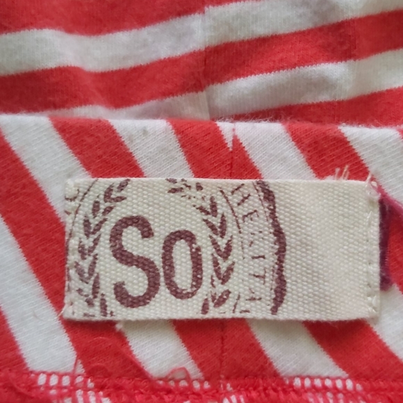 SO Kohls - Red stripped skirt - Picture 2 of 2